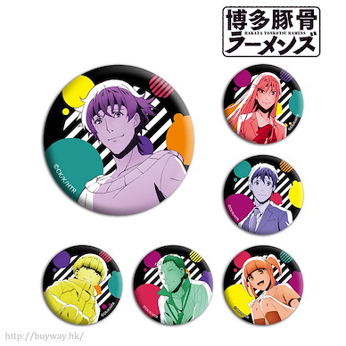 博多豚骨拉麵團 收藏徽章 (6 個入) Can Badge (6 Pieces)【Hakata Tonkotsu Ramens】