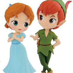 迪士尼系列 : 日版 「溫蒂 + Peter Pan」Disney Characters Qposket petit -Fantastic Time- (2 個入)