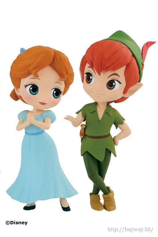 迪士尼系列 : 日版 「溫蒂 + Peter Pan」Disney Characters Qposket petit -Fantastic Time- (2 個入)