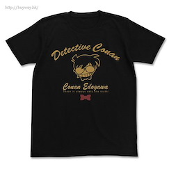 名偵探柯南 (大碼)「江戶川柯南」柯南頭像 黑色 T-Shirt "Conan Edogawa" Icon Mark T-Shirt / BLACK-L【Detective Conan】