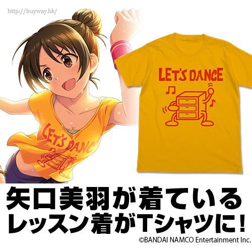 偶像大師 灰姑娘女孩 : 日版 (中碼)「矢口美羽」金色 T-Shirt