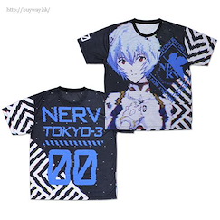 新世紀福音戰士 (加大)「綾波麗」全彩 T-Shirt "Rei Ayanami" Double-sided Full Graphic T-Shirt / XL【Neon Genesis Evangelion】