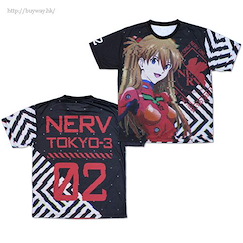 新世紀福音戰士 (細碼)「明日香」全彩 T-Shirt "Asuka Langley Shikinami" Double-sided Full Graphic T-Shirt / S【Neon Genesis Evangelion】