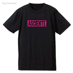 遊戲人生 : 日版 (細碼)「ASCIENTE」吸汗快乾 黑色 T-Shirt