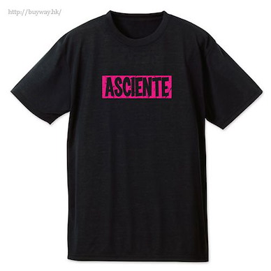 遊戲人生 (細碼)「ASCIENTE」吸汗快乾 黑色 T-Shirt ASCIENTE Dry T-Shirt / BLACK-S【No Game No Life】