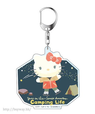 勇利!!! on ICE Camping Life 系列「Hello Kitty」大匙扣 Yuri on Ice×Sanrio characters Deka Keychain: Hello Kitty Starry Sky Camp ver.【Yuri on Ice】