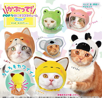 未分類 貓咪頭套 POP 小動物篇 (40 個入) Kabutte! Pop Animal Costume for Cat (40 Pieces)