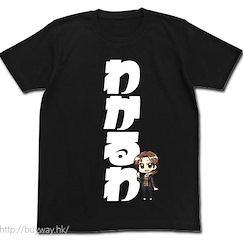 偶像大師 灰姑娘女孩 : 日版 (大碼)「川島瑞樹」黑色 T-Shirt