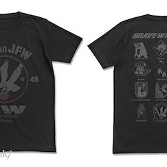 強襲魔女系列 (大碼) 黑色 T-Shirt T-Shirt / BLACK - L【Brave Witches】