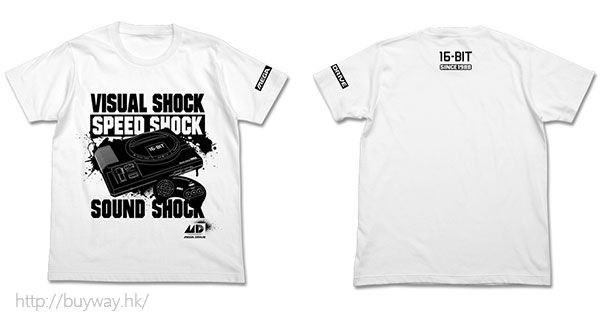 Mega Drive : 日版 (大碼) "3SHOCK" 白色 T-Shirt