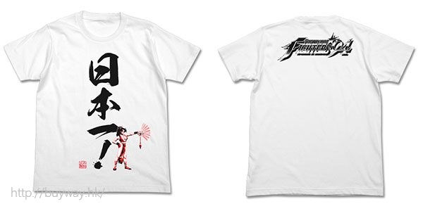 拳皇系列 : 日版 (加大)「不知火舞」日本一！白色 T-Shirt