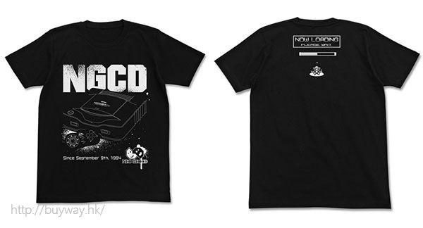 NEOGEO : 日版 (大碼)「NGCD」黑色 T-Shirt