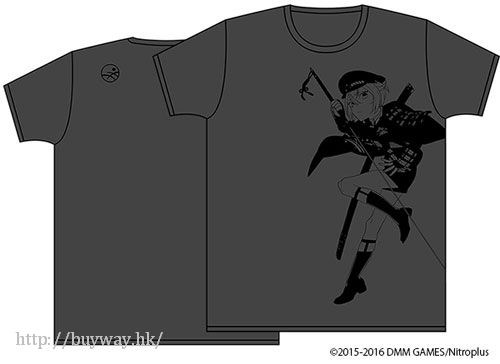 刀劍亂舞-ONLINE- : 日版 (大碼)「螢丸」石南黑 T-Shirt