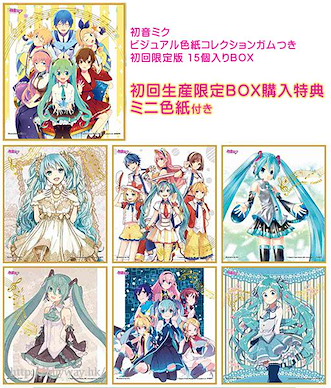 VOCALOID系列 色紙系列 (15 + 1 枚入) 初回限定特典 Visual Shikishi Collection with Gum First Release Limited Edition (16 Pieces)【VOCALOID Series】