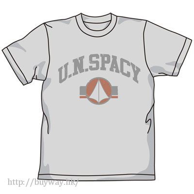 超時空要塞 : 日版 (中碼)「綜合軍」混合灰色 T-Shirt