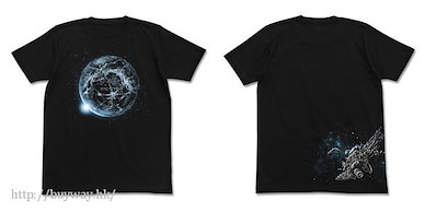 宇宙海盜哈洛克 (大碼)「最終幕」夜光 黑色 T-Shirt Harlock T-Shirt / BLACK-L【Space Pirate Captain Harlock】