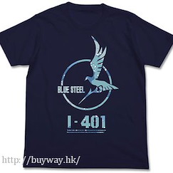 蒼藍鋼鐵戰艦 : 日版 (大碼)「伊歐娜」深藍色 T-Shirt
