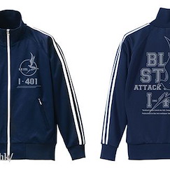 蒼藍鋼鐵戰艦 (加大)「伊歐娜」I-401 BLUE STEEL 深藍×白 球衣 Cadenza Blue Steel Jersey Navy x White-XL【Arpeggio of Blue Steel: Ars Nova】