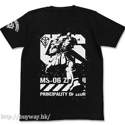 機動戰士高達系列 : 日版 (大碼)「MS-06 渣古 Ⅱ」黑色 T-Shirt