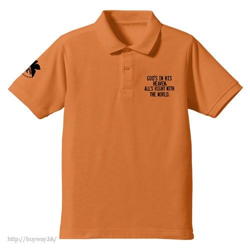新世紀福音戰士 : 日版 (大碼)「NERV」橙色 Polo Shirt