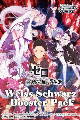 Re：從零開始的異世界生活 Weiss Schwarz WS 擴充包 遊戲咭 (20 包 160 枚入) 附初回購入特典 Weiss Schwarz Booster Pack (160 Pieces)【Re:Zero】