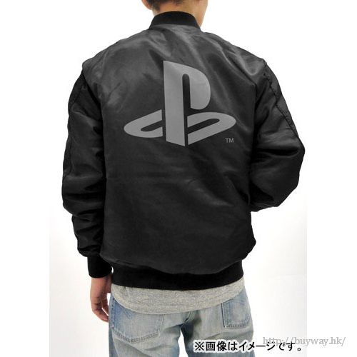 PlayStation : 日版 (中碼) PlayStation MA-1 黑色 外套