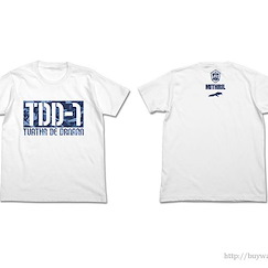 驚爆危機 : 日版 (大碼)「TDD-1」迷彩圖案 白色 T-Shirt