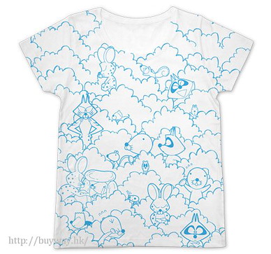 暖暖日記 (中碼)「暖暖」愉快的森林朋友 灰色 T-Shirt Bonobono Mori no Yukai na Nakama-tachi Girls' Cutsew T-Shirt / Heather Gray - GIRL's M【Bonobono】