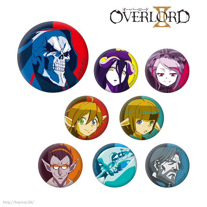 Overlord : 日版 色彩融合 收藏徽章 (8 個入)