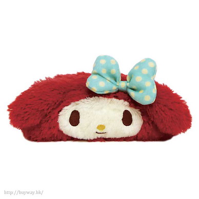 Sanrio系列 紅色 蝴蝶結 筆袋 Chocolat Color Series Face Pen Pouch My Melody Red【Sanrio】