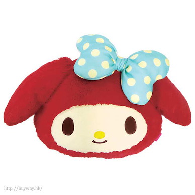 Sanrio系列 紅色 蝴蝶結 Cushion Chocolat Color Series Face Cushion My Melody Red【Sanrio】