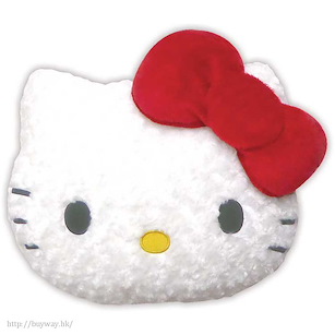 Hello Kitty 「凱蒂貓」紅色 蝴蝶結 Cushion Funwari Series Face Cushion Red【Hello Kitty】