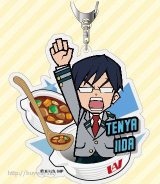 我的英雄學院 「飯田天哉」美食系列 亞克力匙扣 Acrylic Key Chain Food Series 04 Iida Tenya AK【My Hero Academia】