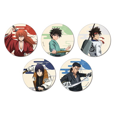 浪客劍心 收藏徽章 (5 個入) Chara Badge Collection (5 Pieces)【Rurouni Kenshin】