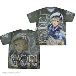 偶像大師 百萬人演唱會！ (加大)「櫻守歌織」充滿音樂的世界 全彩 T-Shirt "Ongaku de Tsumugidasu Sekai" Kaori Sakuramori Double-sided Full Graphic T-Shirt - XL【The Idolm@ster Million Live!】