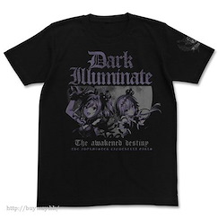 偶像大師 灰姑娘女孩 (大碼)「神崎蘭子 + 二宮飛鳥」黑色 T-Shirt "Dark Illuminate" T-Shirt Ranko & Asuka Ver. / BLACK-L【The Idolm@ster Cinderella Girls】
