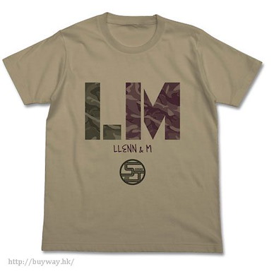 刀劍神域系列 (加大)「LM」深卡其色 T-Shirt Team LM T-Shirt / SAND KHAKI-XL【Sword Art Online Series】