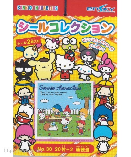 Sanrio系列 : 日版 貼紙 (20 包 120 枚入)