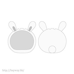 周邊配件 : 日版 「小兔」白色 小豆袋饅頭 頭套裝飾