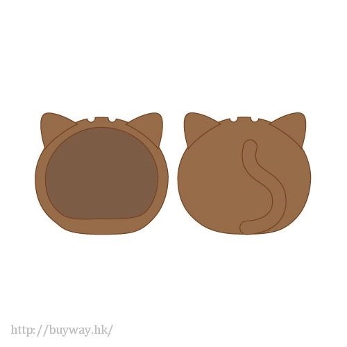 周邊配件 : 日版 「貓咪」啡色 小豆袋饅頭 頭套裝飾