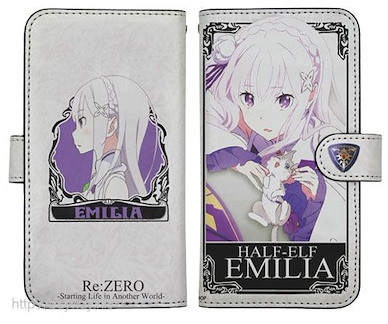 Re：從零開始的異世界生活 「艾米莉婭」手帳型機套 Book-style Smartphone Case Emilia【Re:Zero】