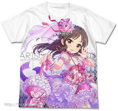 偶像大師 灰姑娘女孩 (加大)「橘愛莉絲」全彩 白色 T-Shirt Yumemiru Yousei Arisu Tachibana Full Graphic T-Shirt / WHITE - XL【The Idolm@ster Cinderella Girls】