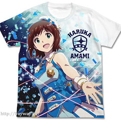 偶像大師 白金星光 (大碼)「天海春香」全彩 白色 T-Shirt Haruka Amami Full Graphic T-Shirt / WHITE - L【The Idolm@ster Platinum Stars】