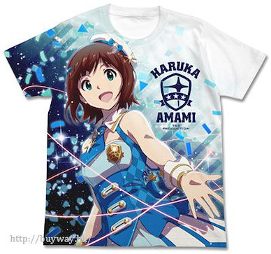 偶像大師 白金星光 (加大)「天海春香」全彩 白色 T-Shirt Haruka Amami Full Graphic T-Shirt / WHITE - XL【The Idolm@ster Platinum Stars】