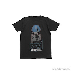 Re：從零開始的異世界生活 : 日版 (中碼)「雷姆」夜光 黑色 T-Shirt