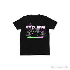 偶像大師 (大碼)「EX CLEAR!」黑色 T-Shirt EX CLEAR! T-Shirt / Black - L【The Idolm@ster】