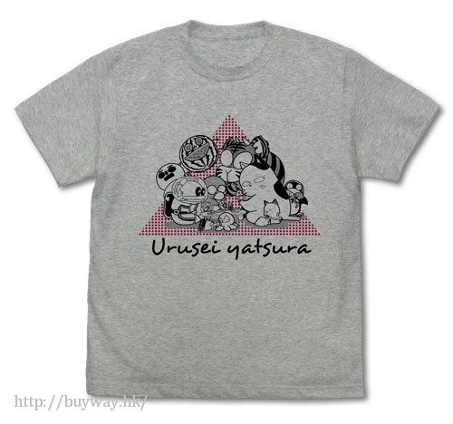 山T女福星 : 日版 (中碼)「妖怪大集合」混合灰色 T-Shirt