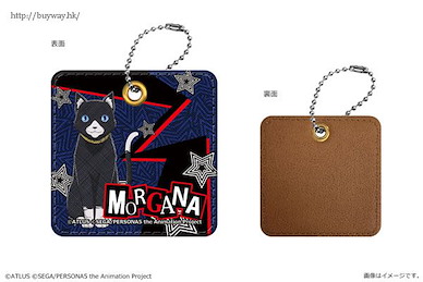 女神異聞錄系列 「摩爾加納」方形皮革匙扣 Leather Key Chain 04 Morgana【Persona Series】