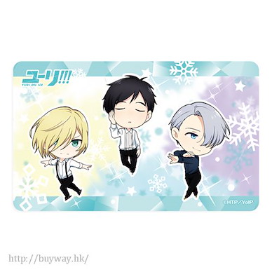 勇利!!! on ICE 「勇利 + 維克托 + 尤里」溜冰 閃亮 IC 咭貼 Chara Forme Luminous IC Card Sticker A Skate【Yuri on Ice】
