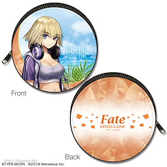 Fate系列 : 日版 「Ruler (聖女貞德)」皮革圓形小物袋